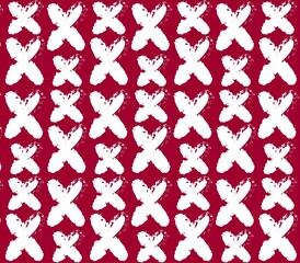 seamless pattern with cross marks