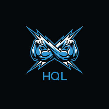 HQL  Fitness Logo. HQL Company logo design for entrepreneur and business. HQL Sports Branding Design best icon.
