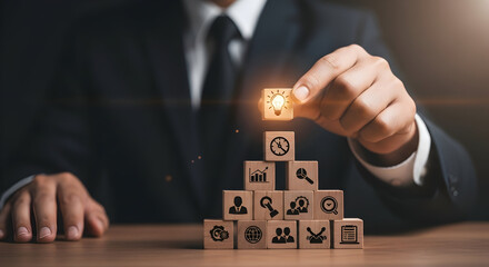 Business Growth Strategy Innovative Ideas Planning Success Achievement Goals Vision Mission