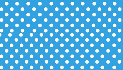 Simple blue polka dots pattern
