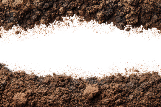 Dark horizontal stripe on textured background isolated on transparent background