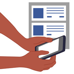 Digital business and online learning concept with laptops charts ideas and technology