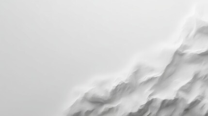 Obraz premium White Abstract Background with Soft Textures, Subtle Shadows, and Gentle Waves for Minimalist and Modern Design Projects