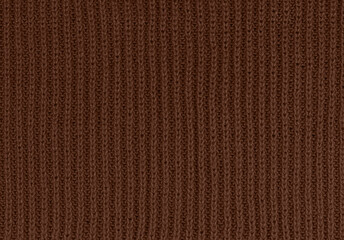 Fototapeta premium Brown knitted wool texture background