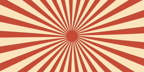 Abstract orange background with circles. Comic vector background