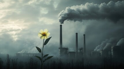 clouds over the city