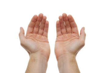 Father Giving Piggyback Ride to His Happy Daughter on a White Background