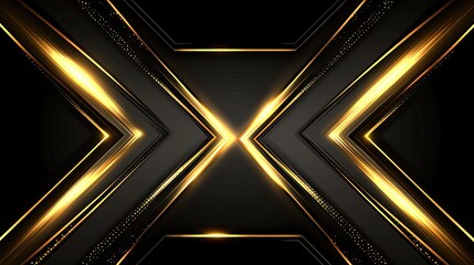 Luxury dark background with gold accents.  Modern design.