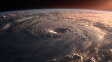 Eye of the Tempest from Space