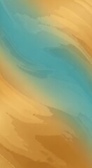 Abstract Watercolor Background Texture Blue Orange Swirl Gradient Artistic Design Element