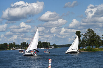 Poland. Mikolajki, Masuria, the land of lakes, relaxation on the water. 21.08.2025