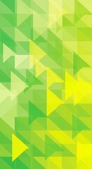 Green Yellow Geometric Triangle Abstract Background Vector Design for Website or Presentation