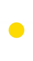 Japan Flag Symbol Yellow Sun Circle White Background National Identity Japanese Culture Asia Travel Tourism