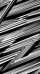 Abstract Black and White Diagonal Lines Pattern Background Dynamic Energy Modern Design Element