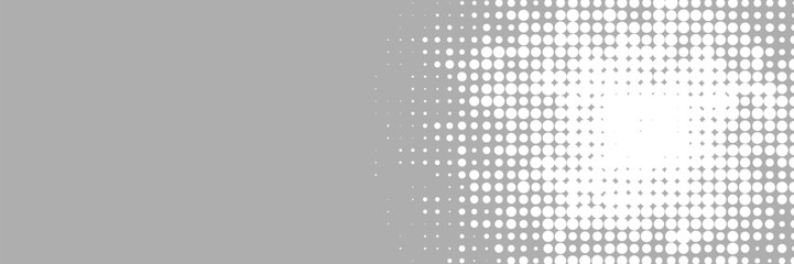 Dots halftone orange color pattern gradient texture with technology digital background. Dots pop art comics with summer background. vector ilustration