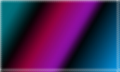 Teal magenta purple gradient with textured border abstract