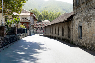 An ancient street in the village of Sheki, Azerbaijan.