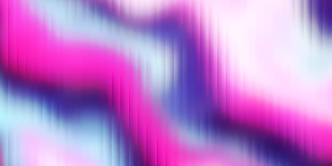 Abstract glass morphism gradient background with pink and purple waves and vertical stripe glowing texture effect