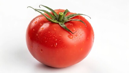 Fresh whole red tomato