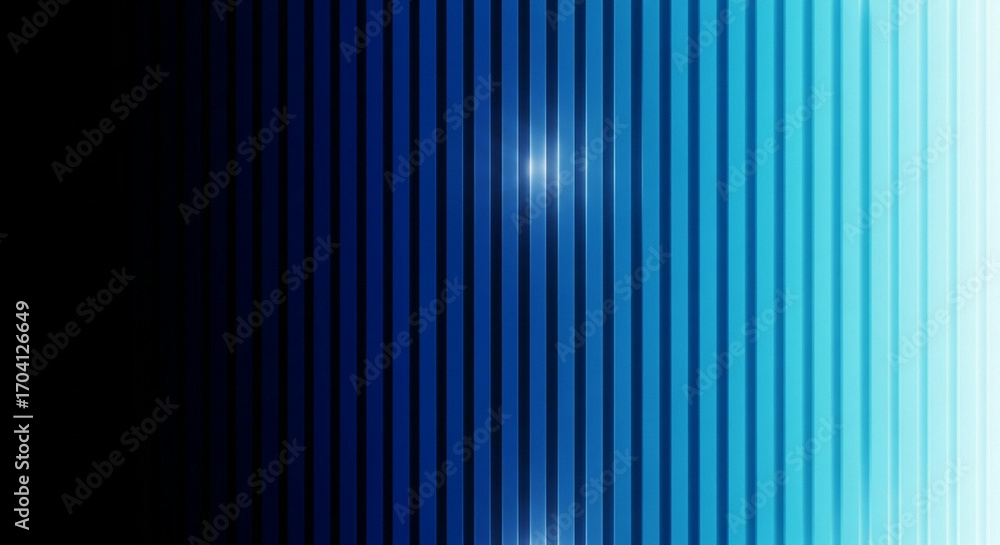 Aufkleber abstract blue gradient background with vertical lines and light.