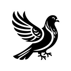 Obraz premium Minimalist black geometric abstract shape design