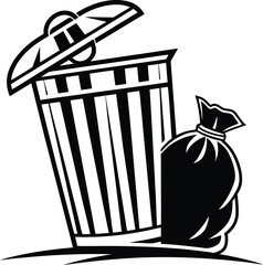 Sustainable Waste Management and Recycling Awareness Vector Illustration