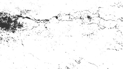 Naklejka premium Grunge Crack Texture Vector – Dry Land Surface Fissures and Scratches Overlay Subtle Halftone Urban Grunge Texture Vector – Distressed Abstract Overlay Design 