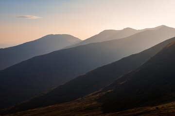 Scottish mountain layers