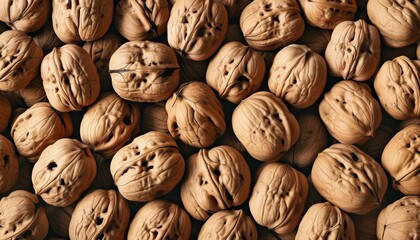  walnuts as background