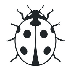 Fototapeta premium Ladybug action in nature close-up image of insect on leaf vibrant environment macro viewpoint. Vector illustration