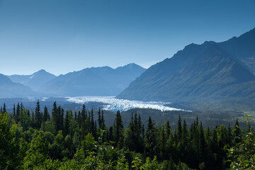 Matanuska glacier in Alaska