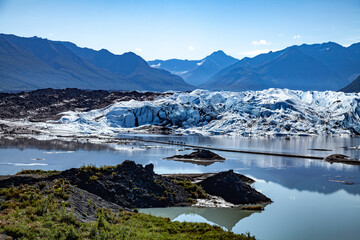 Matanuska glacier in Alaska