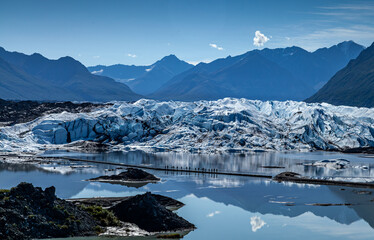 Matanuska glacier in Alaska