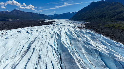 Matanuska glacier in Alaska