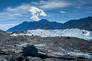 Matanuska glacier in Alaska