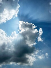 Fototapeta premium blue sky with clouds