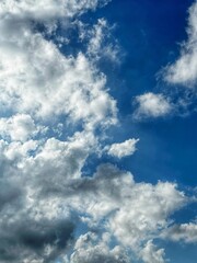 blue sky with clouds