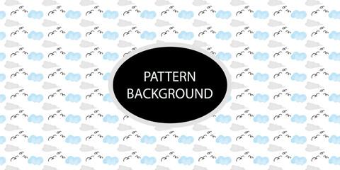 blue watercolor airplane pattern background. Texture for baby shower, packaging, wallpaper, fabrics, textiles, baby design.