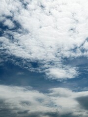 Naklejka premium blue sky with clouds