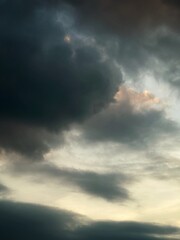 blue sky with clouds