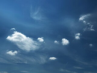 Obraz premium blue sky with clouds