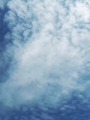 blue sky with clouds