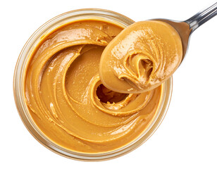  Top View Pouring Peanut Butter PNG