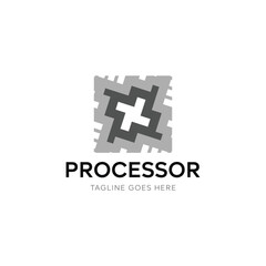 Processor logo, microchip logo
