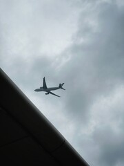 airplane in the sky