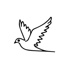dove of peace vector