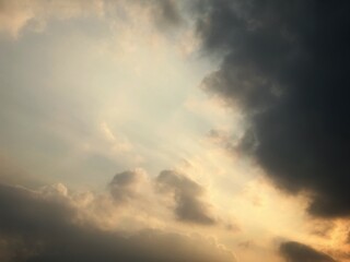clouds in the sky