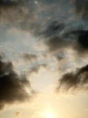 blue sky with clouds