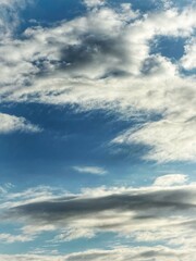 blue sky with clouds