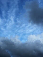 blue sky with clouds